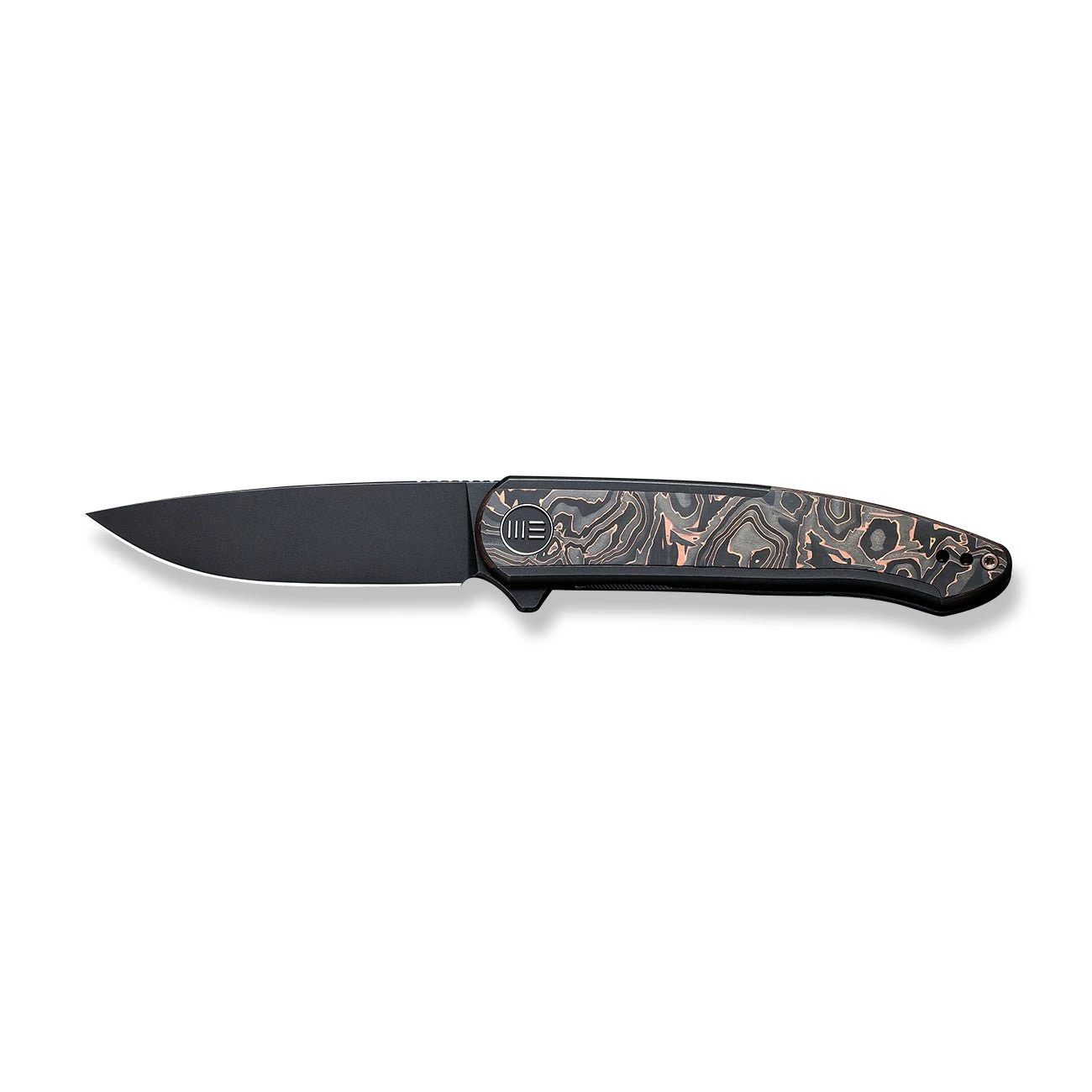 WEKNIFE Smooth Sentinel Flipper Knife Titanium Handle With Carbon Fiber Inlay (2.97" CPM 20CV Blade) WE20043-6 6 WEKNIFE Smooth Sentinel Flipper Knife Titanium Handle With Carbon Fiber Inlay (2.97" CPM 20CV Blade) WE20043-6 - Image 4