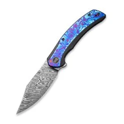 WEKNIFE Snick Flipper Knife Titanium Handle With Timascus Inlay (3.47" Damasteel Blade) WE19022F-DS1 14 WEKNIFE Snick Flipper Knife Titanium Handle With Timascus Inlay (3.47" Damasteel Blade) WE19022F-DS1 -We Knife weknife snick flipper knife titanium handle with timascus inlay 347 damasteel blade we19022f ds1 241008