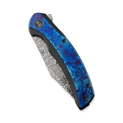 WEKNIFE Snick Flipper Knife Titanium Handle With Timascus Inlay (3.47" Damasteel Blade) WE19022F-DS1 17 WEKNIFE Snick Flipper Knife Titanium Handle With Timascus Inlay (3.47" Damasteel Blade) WE19022F-DS1 -We Knife weknife snick flipper knife titanium handle with timascus inlay 347 damasteel blade we19022f ds1 676144
