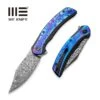 WEKNIFE Snick Flipper Knife Titanium Handle With Timascus Inlay (3.47" Damasteel Blade) WE19022F-DS1 2 WEKNIFE Snick Flipper Knife Titanium Handle With Timascus Inlay (3.47" Damasteel Blade) WE19022F-DS1 -We Knife weknife snick flipper knife titanium handle with timascus inlay 347 damasteel blade we19022f ds1 853211