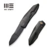 WEKNIFE Solid Flipper Knife Titanium Handle (3.88" CPM 20CV Blade) WE22028-5 2 WEKNIFE Solid Flipper Knife Titanium Handle (3.88" CPM 20CV Blade) WE22028-5 -We Knife weknife solid flipper knife black stonewashed with etching pattern titanium integral handle 388 black stonewashed with etching pattern cpm 20cv blade we22028 5 806330