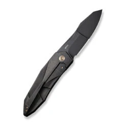 WEKNIFE Solid Flipper Knife Titanium Handle (3.88" CPM 20CV Blade) WE22028-1 17 WEKNIFE Solid Flipper Knife Titanium Handle (3.88" CPM 20CV Blade) WE22028-1 -We Knife weknife solid flipper knife black titanium integral handle 388 black stonewashed cpm 20cv blade we22028 1 240992