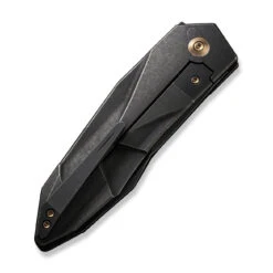 WEKNIFE Solid Flipper Knife Titanium Handle (3.88" CPM 20CV Blade) WE22028-1 22 WEKNIFE Solid Flipper Knife Titanium Handle (3.88" CPM 20CV Blade) WE22028-1 -We Knife weknife solid flipper knife black titanium integral handle 388 black stonewashed cpm 20cv blade we22028 1 517476