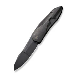 WEKNIFE Solid Flipper Knife Titanium Handle (3.88" CPM 20CV Blade) WE22028-1 18 WEKNIFE Solid Flipper Knife Titanium Handle (3.88" CPM 20CV Blade) WE22028-1 -We Knife weknife solid flipper knife black titanium integral handle 388 black stonewashed cpm 20cv blade we22028 1 756705