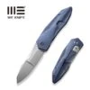 WEKNIFE Solid Flipper Knife Titanium Handle (3.88" CPM 20CV Blade) WE22028-4 1 WEKNIFE Solid Flipper Knife Titanium Handle (3.88" CPM 20CV Blade) WE22028-4 -We Knife weknife solid flipper knife blue titanium integral handle 388 polished bead blasted cpm 20cv blade we22028 4 637383