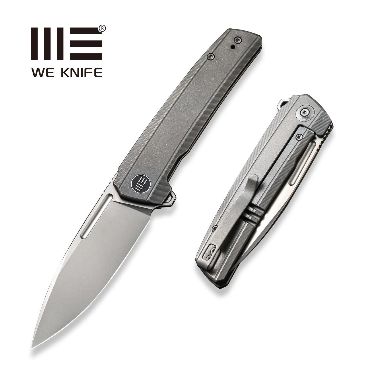 WEKNIFE Speedster Flipper Knife Titanium Handle (3.47" CPM 20CV Blade) WE21021B-1 3 WEKNIFE Speedster Flipper Knife Titanium Handle (3.47" CPM 20CV Blade) WE21021B-1