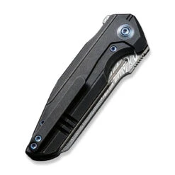 WEKNIFE StarHawk Flipper Knife Titanium Handle (2.81" Damasteel Blade) WE21017-DS1 -We Knife weknife starhawk flipper knife titanium handle 281 damasteel blade we21017 ds1 245039