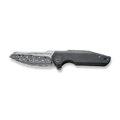 WEKNIFE StarHawk Flipper Knife Titanium Handle (2.81" Damasteel Blade) WE21017-DS1 -We Knife weknife starhawk flipper knife titanium handle 281 damasteel blade we21017 ds1 557992