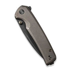 WEKNIFE Subjugator Flipper & Thumb Stud Knife Titanium Handle (3.48" CPM 20CV Blade) WE21014C-4 -We Knife weknife subjugator flipper thumb stud knife titanium handle 348 cpm 20cv blade we21014c 4 136269
