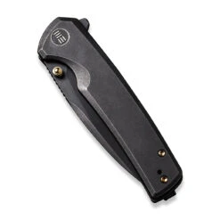 WEKNIFE Subjugator Flipper & Thumb Stud Knife Titanium Handle (3.48" CPM 20CV Blade) WE21014C-5 -We Knife weknife subjugator flipper thumb stud knife titanium handle 348 cpm 20cv blade we21014c 5 922760