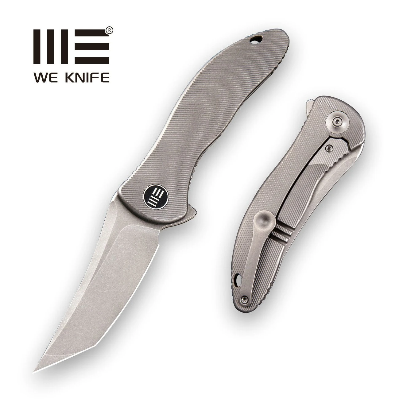 WEKNIFE Synergy2 Flipper Knife Titanium Integral Handle (3.49" M390 Blade) 912C 3 WEKNIFE Synergy2 Flipper Knife Titanium Integral Handle (3.49" M390 Blade) 912C