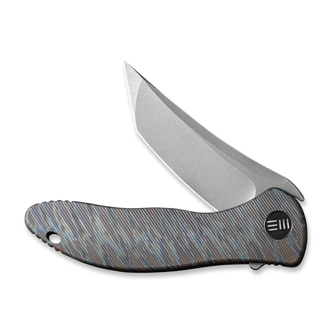 WEKNIFE Synergy2 Flipper Knife Titanium Integral Handle (3.49" M390 Blade) 912F 6 WEKNIFE Synergy2 Flipper Knife Titanium Integral Handle (3.49" M390 Blade) 912F - Image 4