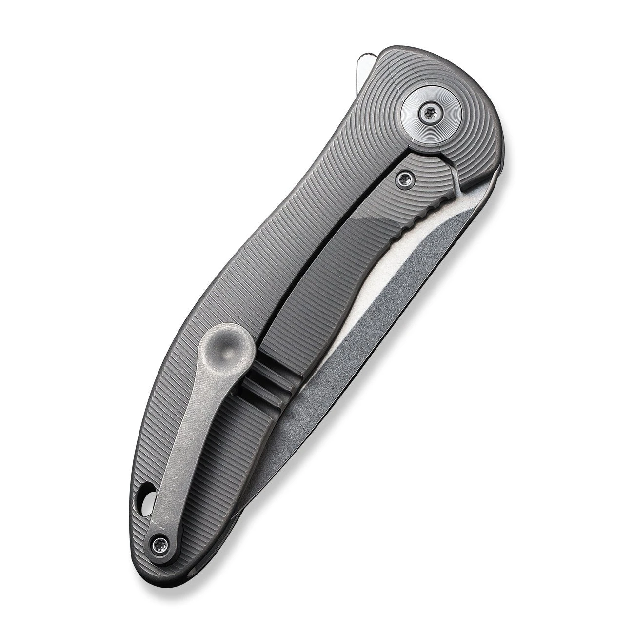 WEKNIFE Synergy2v2 Flipper Knife Titanium Handle (3.49" CPM 20CV Blade) WE18046D-1 9 WEKNIFE Synergy2v2 Flipper Knife Titanium Handle (3.49" CPM 20CV Blade) WE18046D-1 - Image 7