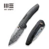 WEKNIFE Trogon Thumb Stud Knife Titanium Handle (3.2" Damasteel Blade) WE22002B-DS1 -We Knife weknife trogon thumb stud knife titanium handle 32 damasteel blade we22002b ds1 685448