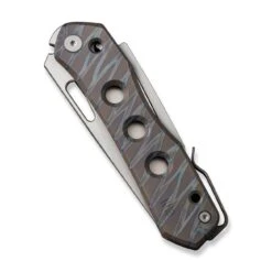 WEKNIFE Vision R Manual Thumb Knife Titanium Handle (3.54" CPM 20CV Blade) WE21031-6 -We Knife weknife vision r manual thumb knife tiger stripe pattern flamed titanium handle 354 silver bead blasted cpm 20cv blade we21031 6 131154