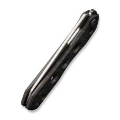 WEKNIFE Vision R Manual Thumb Knife Titanium Handle (3.54" CPM 20CV Blade) WE21031-6 -We Knife weknife vision r manual thumb knife tiger stripe pattern flamed titanium handle 354 silver bead blasted cpm 20cv blade we21031 6 381724