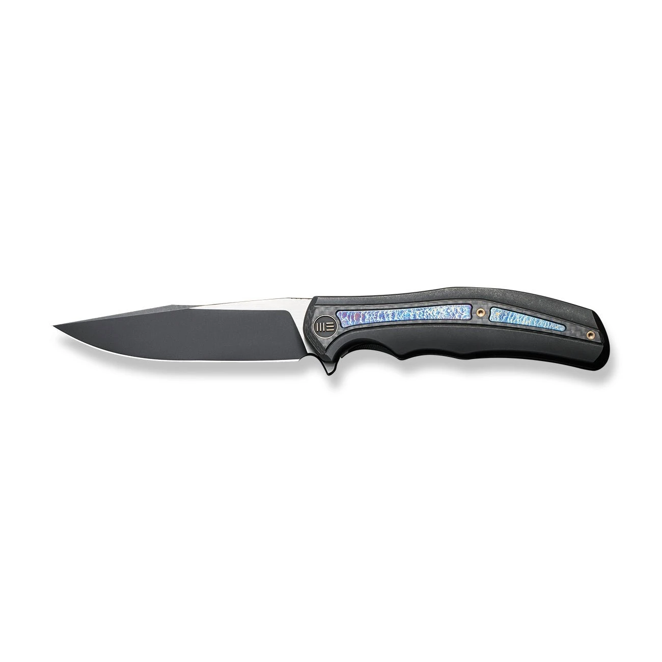 WEKNIFE Zonda Flipper Knife Titanium Handle With Carbon Fiber (4.05" CPM 20CV Blade) WE22016-1 5 WEKNIFE Zonda Flipper Knife Titanium Handle With Carbon Fiber (4.05" CPM 20CV Blade) WE22016-1 - Image 4