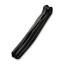 WEKNIFE Zonda Flipper Knife Titanium Handle With Carbon Fiber (4.05" CPM 20CV Blade) WE22016-1 18 WEKNIFE Zonda Flipper Knife Titanium Handle With Carbon Fiber (4.05" CPM 20CV Blade) WE22016-1 -We Knife weknife zonda flipper knife black titanium handle with twill carbon fiber flamed titanium inlay 405 black stonewashed cpm 20cv blade satin flat we22016 1 830793